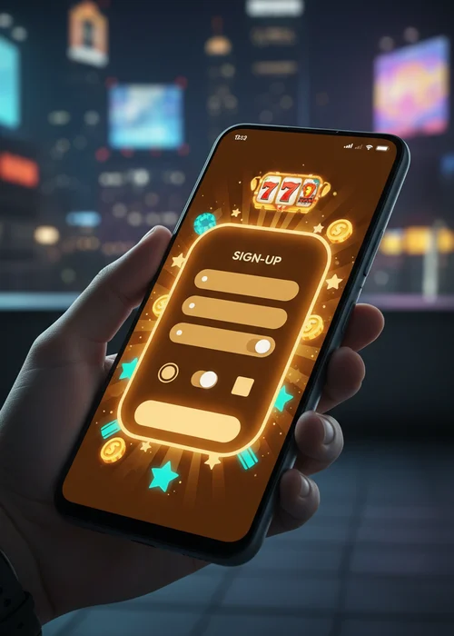 Screenshot des 3-Schritte-Registrierungsprozesses bei BBB Casino, um das schnelle Anmelden zu illustrieren.